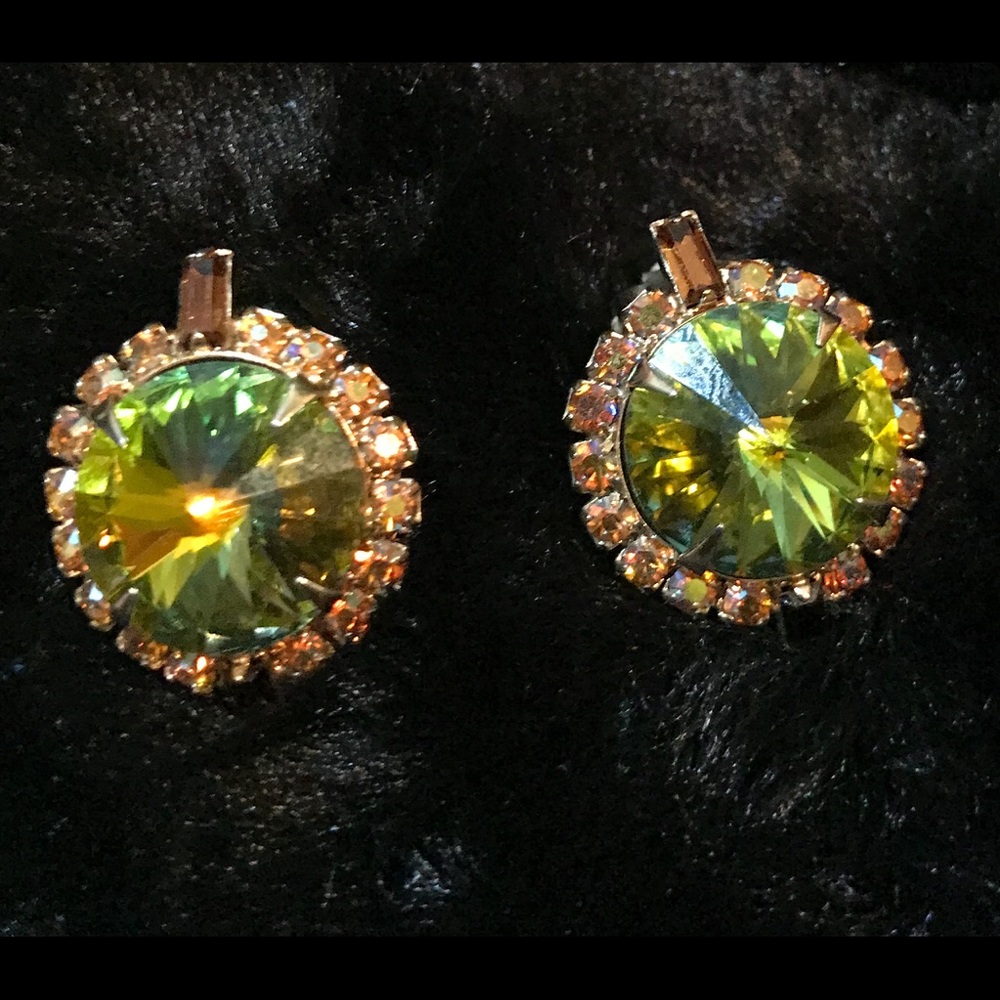 Vintage Estate Jeweled Studs